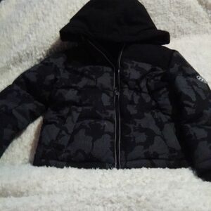 Boys Member’s Mark Hooded Puffer Jacket | Size 6 | NWOT | Reflective | Like New